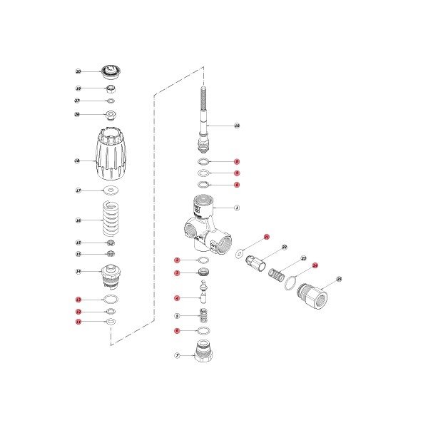 Komplet naprawczy - by pass VRT100