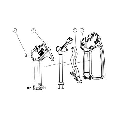 Pistolet ST-1100 3/8&quot; F - 1/4&quot; F - weep - obr.
