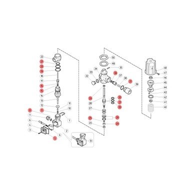 Komplet naprawczy - by pass VB9 z elektrozaworem