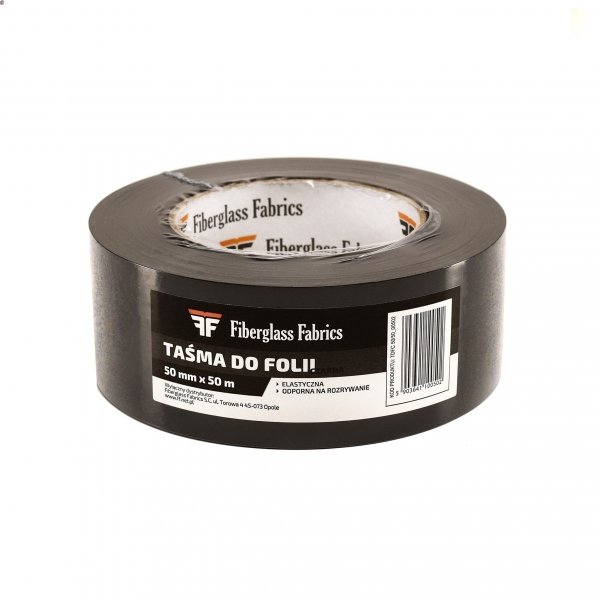 Taśma do folii Czarna 50mm x 50 m