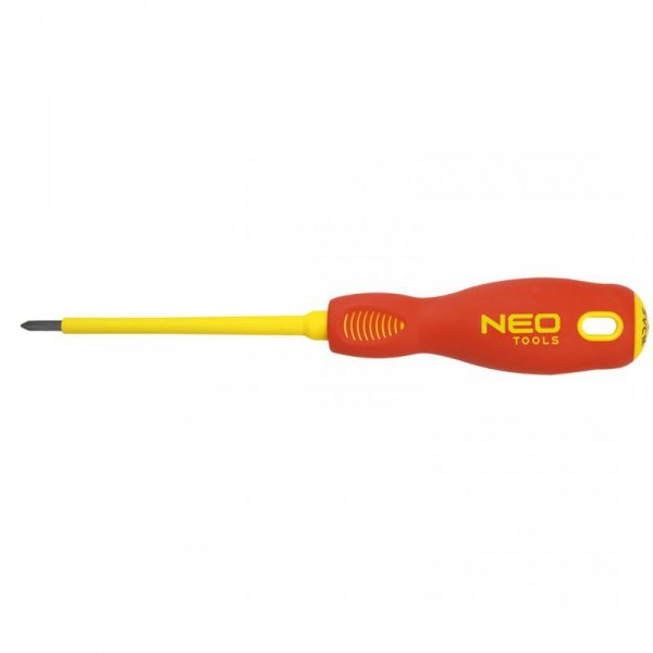 Wkrętak krzyżowy 1000V, PZ1 x 80 mm, S2 stal 04-062 NEO TOOLS
