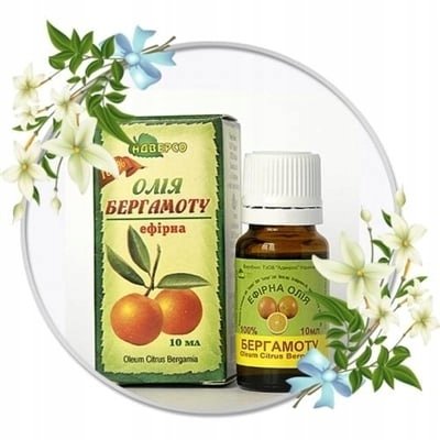 Olejek Bergamotowy, 100% Naturalny Adverso, 10ml