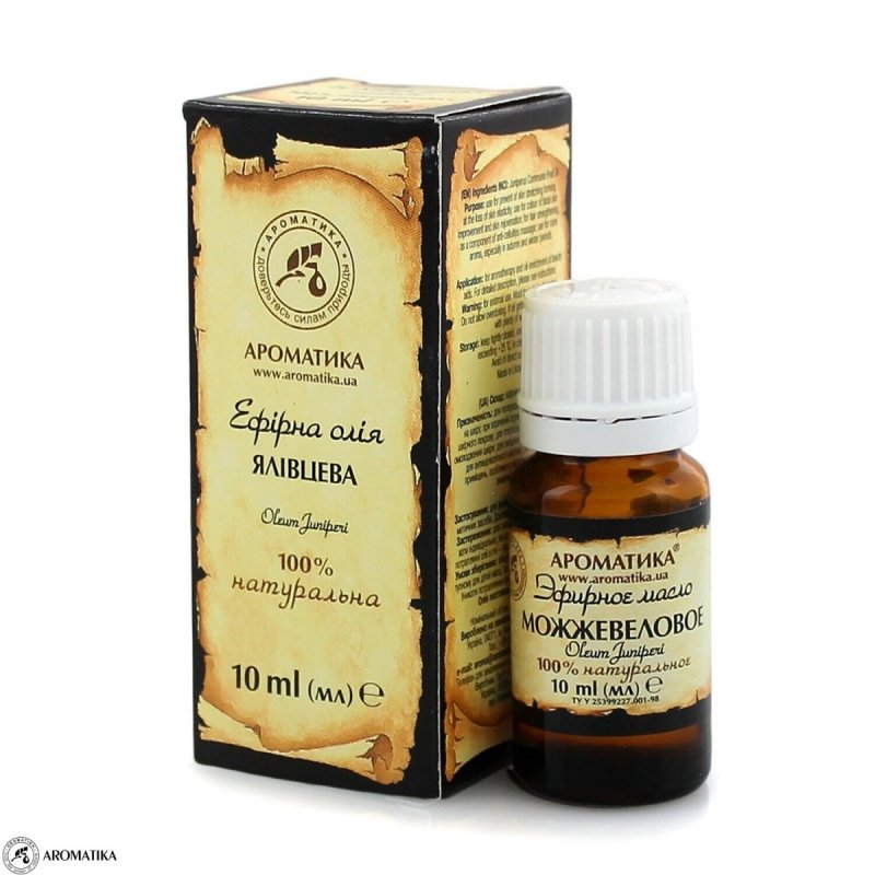 Olejek Jałowcowy, Aromatika, 100% Naturalny, 10ml