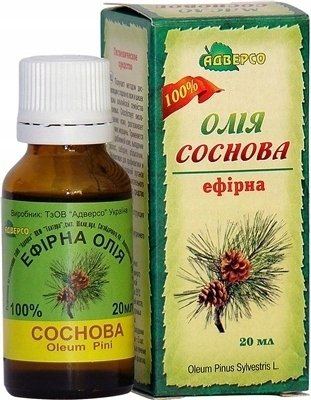 Olejek Sosnowy, 100% Naturalny Adverso, 20ml