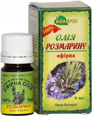 Olejek Rozmarynowy, 100% Naturalny Adverso, 5ml