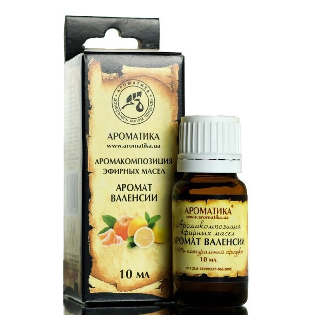 Kompozycja Olejków Eterycznych Aromat Walencji, 100% Naturalna