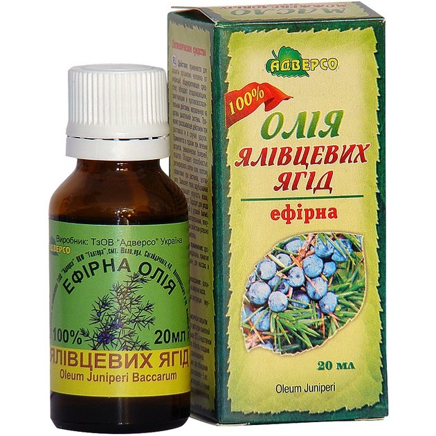 Olejek Jałowcowy (Jałowiec), 100% Naturalny Adverso, 20ml