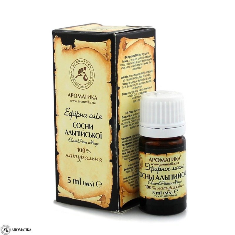 Olejek Sosny Alpejskiej, Sosnowy, 100% Naturalny, 5ml