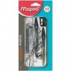Cyrkiel MAPED STUDY w zestawie 10 elementów - metalowe etui 019409