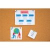 Tablica korkowa 90x60cm rama drewniana MEMOBE SMART MSTC090060