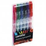 Długopis wymazywalny CORRETTO GR-1204 komplet 6szt. 160-2078