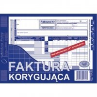 107-3E Faktura VAT korygująca A5 80k Michalczyk i Prokop 