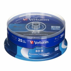 Verbatim BD-R 6x 25GB 25p 43837 cake Single Layer Blue Surface