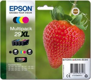 Epson Tusz T29XL Stylus XP235 CMYK 4pack, 11,3/3x6,4ml,