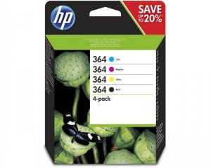 HP Tusz nr 364 N9J73AE 4pack CMYK 250s BK