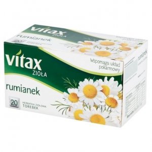 Herbata ziołowa VITAX (20 torebek *1,5g) RUMIANEK bez zawieszki