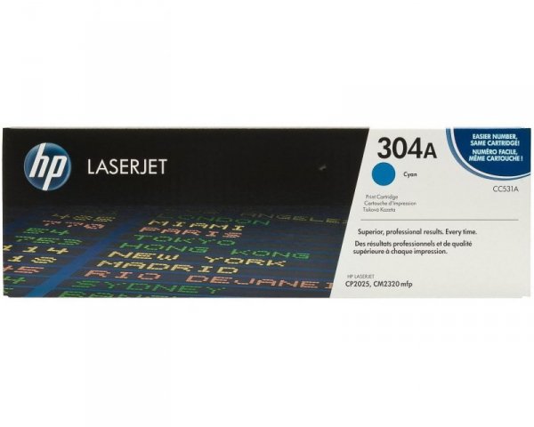 HP Toner nr 304A CC531A Cyan 2,8K