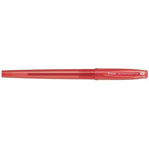 Długopis olejowy ze skuwką PILOT SUPER GRIP czerwony BPS-GG-F-R
