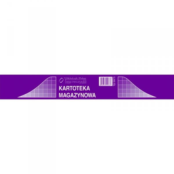 344-3 Kartoteka magazynowa MICHALCZYK&PROKOP A5 50 kartek