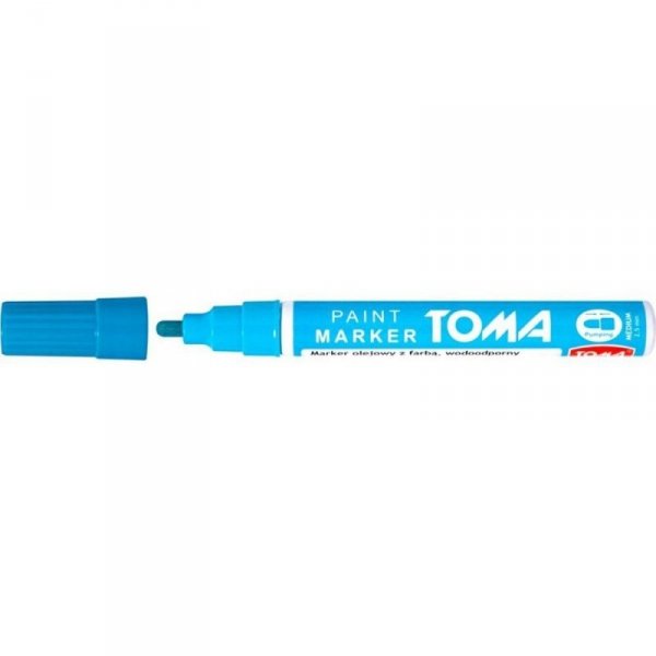 Marker olejowy TO-440 grubość 2.5mm jasnoniebieski TOMA