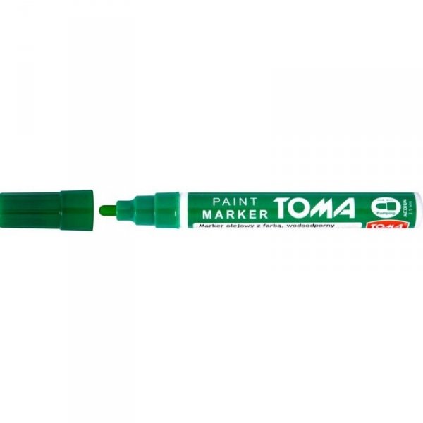 Marker olejowy TO-440 grubość 2.5mm zielony TOMA