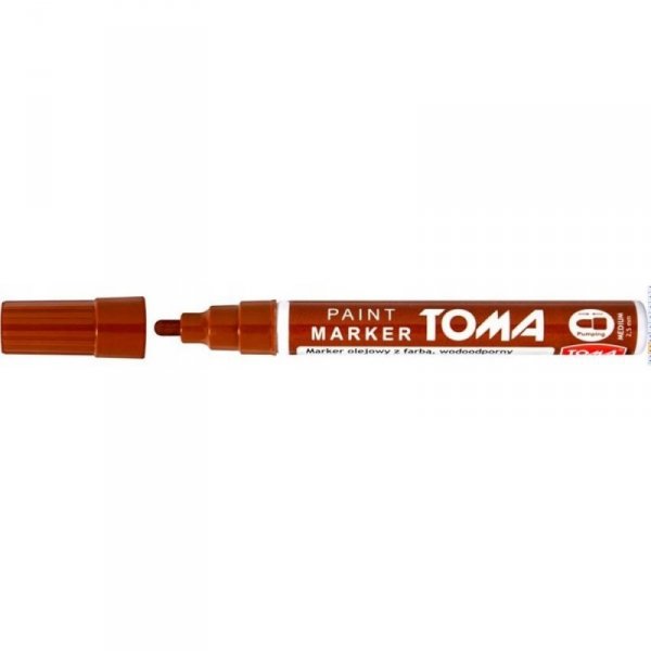 Marker olejowy grubość 2.5mm brązowy TO-440 TOMA