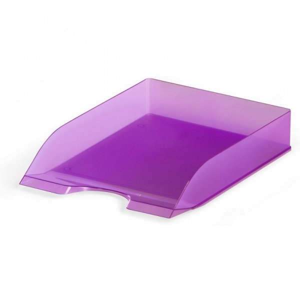 Półka na dokumenty A4 DURABLE BASIC purpurowa przezroczysta 1701674992