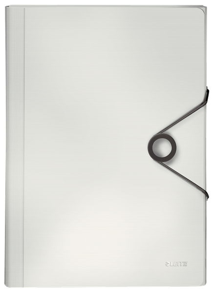 Teczka z przegródkami PP LEITZ SOLID biała 45791001