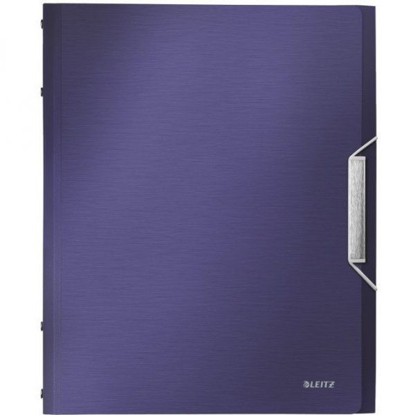 Teczka 6 przeródek A4 200k tytanowy błękit LEITZ STYLE 39950069