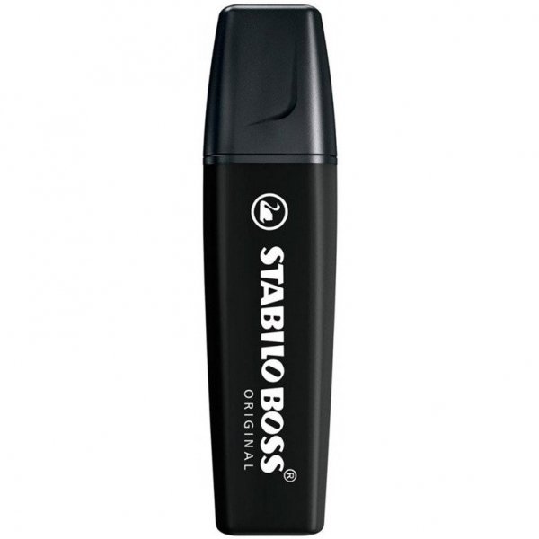Zakreślacz marker STABILO BOSS 70/46 czarny ścięty 2mm-5mm