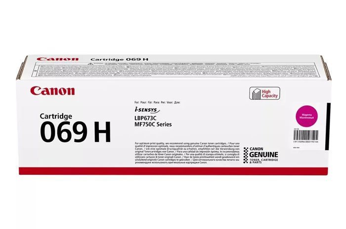 Oryginalny Toner Magenta  Canon i-SENSYS MF752, MF754, LBP673 (CRG069H, CRG-069H, 5096C002)