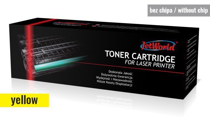 Toner JetWorld zamiennik HP 415A W2032A LaserJet Color Pro M454, M479 2.1K Yellow  (toner bez chipa - należy przełożyć z kasety 