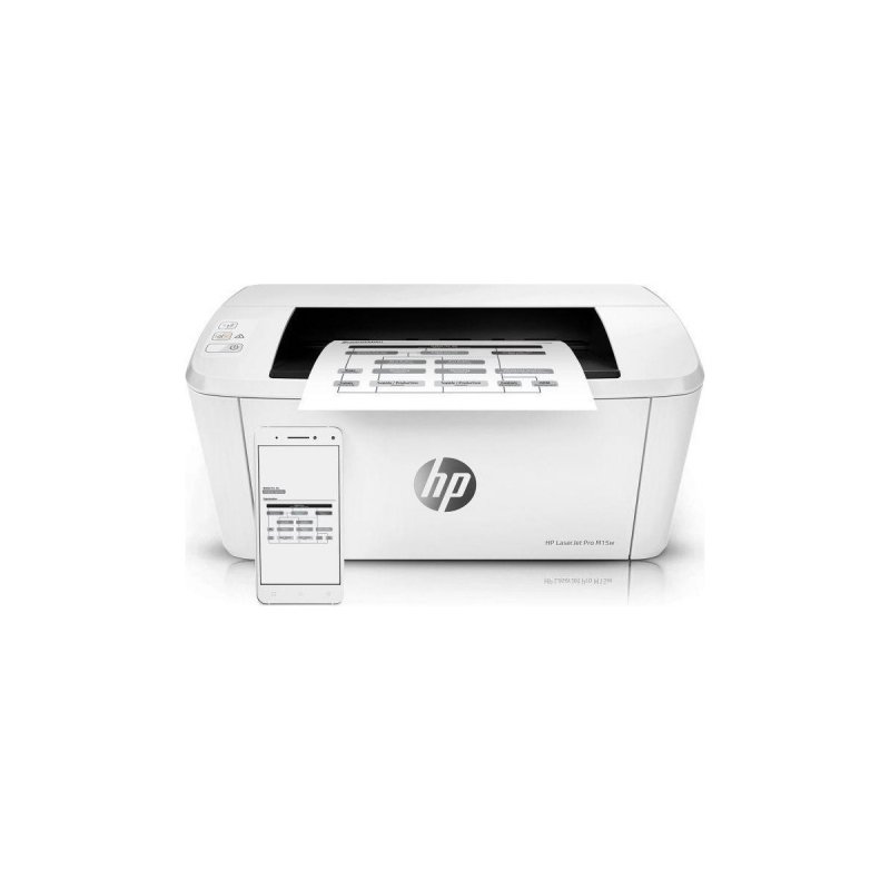 Drukarka  laserowa (mono) HP M15w  WI-Fi przebieg tylko 4050 stron 