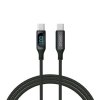 Savio Kabel USB - USB C z wyświetlaczem, 100W, CL-174