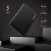 AXAGON EE25-SLC Obudowa zewnętrzna plastikowa, bezśrubowa, USB-C 3.2 GEN 1 SATA 6G 2.5, czarna