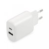 everActive Ładowarka USB/USB-C QC3.0 25W Biała