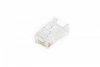 Digitus Wtyk RJ45 (8P8C) przelotowy, kat.6, nieekranowany, AWG 26-24, opakowanie 100 szt.