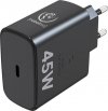 Rebeltec Zasilacz PD45W USB-C uniwersalny do notebooków, smartphonów, tabletów, power banków i innych urządzeń z gniazdem zasila