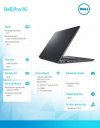 Dell Laptop Dell Pro 16 PC16255/AMD Ryzen 3 210/8GB/512GB SSD/16.0 FHD+/Radeon 740M/FgrPr/FHD/IR Cam/Mic/WLAN+BT/Backlit Kb/3Cel