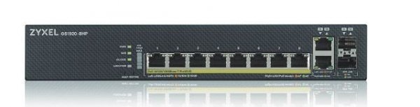 Zyxel Przełącznik GS1920-8HPv2 10Port Gb 2xGb 130W PoE
