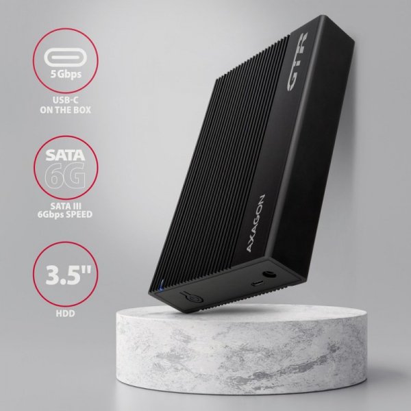 AXAGON EE35-GTR Obudowa zewnętrzna aluminiowa USB3.2 Gen1 - SATA 6G 3.5&quot;
