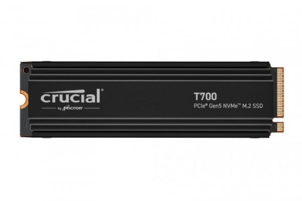 Crucial Dysk SSD T700 2TB M.2 NVMe 2280 PCIe 5.0 12400/11800 Radiator