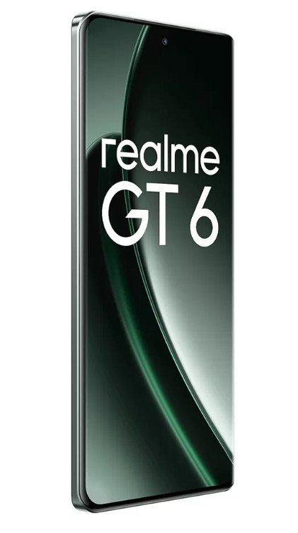REALME Smartfon Realme GT6 512GB 16GB Razor Green RMX3851