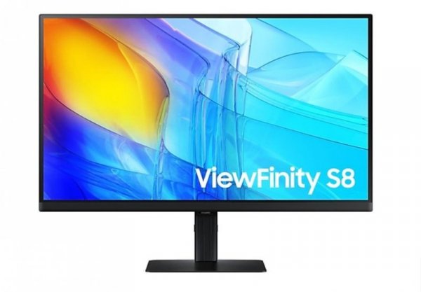 Samsung Monitor 27 cali ViewFinity S80D IPS 3840x2160 UHD 16:9 1xHDMI 1xDP 3xUSB 3.0 5ms PinP/PbyP 60Hz HAS+PIVOT płaski 3YOn-Si
