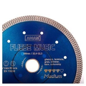 Adiam tarcza diamentowa FLIESE MUSIC Ø180mm x 25,4-22,23mm