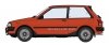 Hasegawa 20660 Toyota Starlet EP71 Si-Limited (3 Door) Middle Version Red Color 1/24