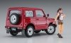 Hasegawa SP501-52301 Suzuki Jimny w/Camp Girl's Figure 1/24