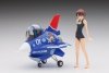 Hasegawa SP372-52172 Egg Girls Collection 01 'Rei Hazumi' w/F-2 1:20 Figure & Egg Plane