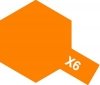 Tamiya 81506 Acrylic Mini X-6 Orange 10ml