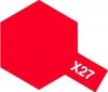 Tamiya 81027 X-27 Clear Red 23ml